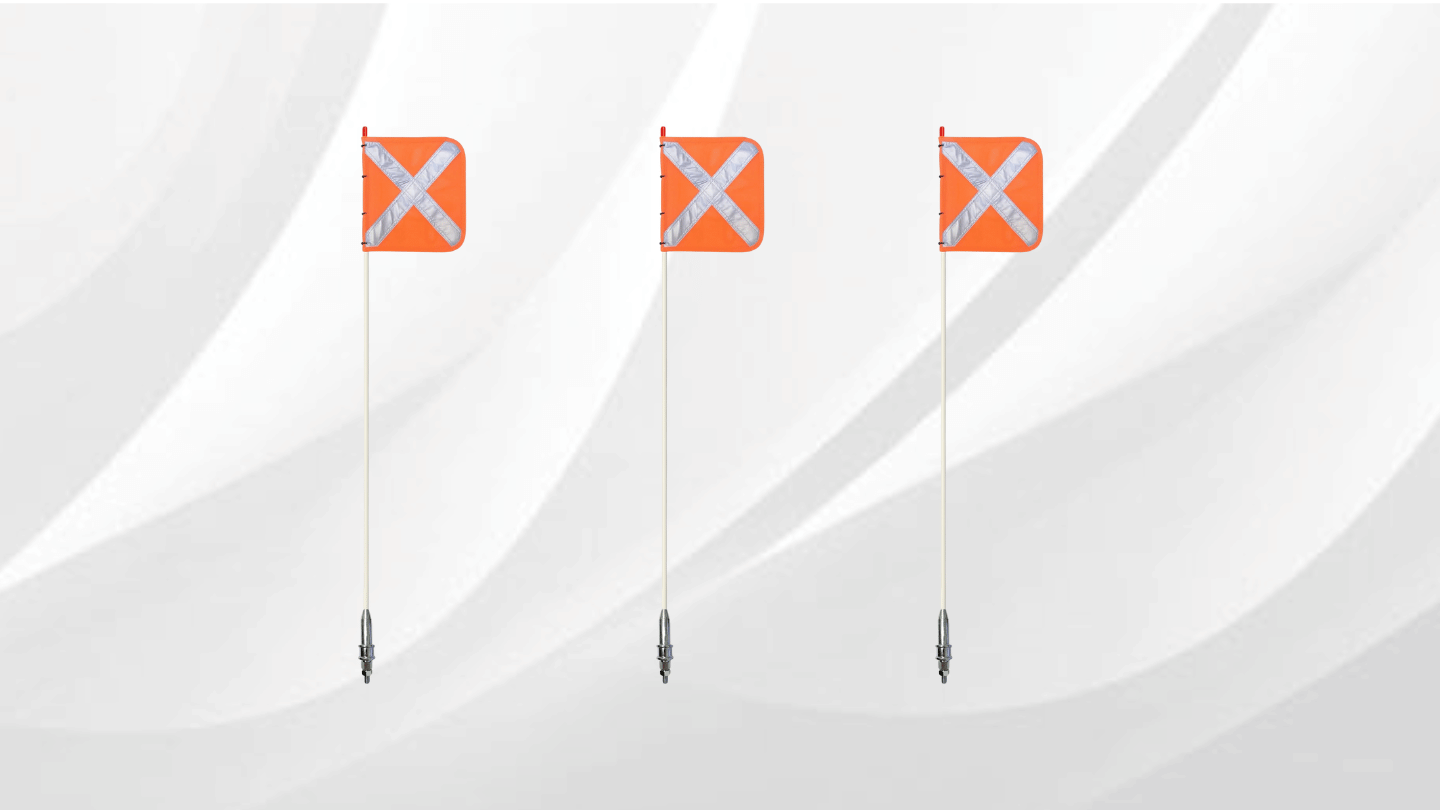 Buggy Whip Mining Vehicle Safety Flag