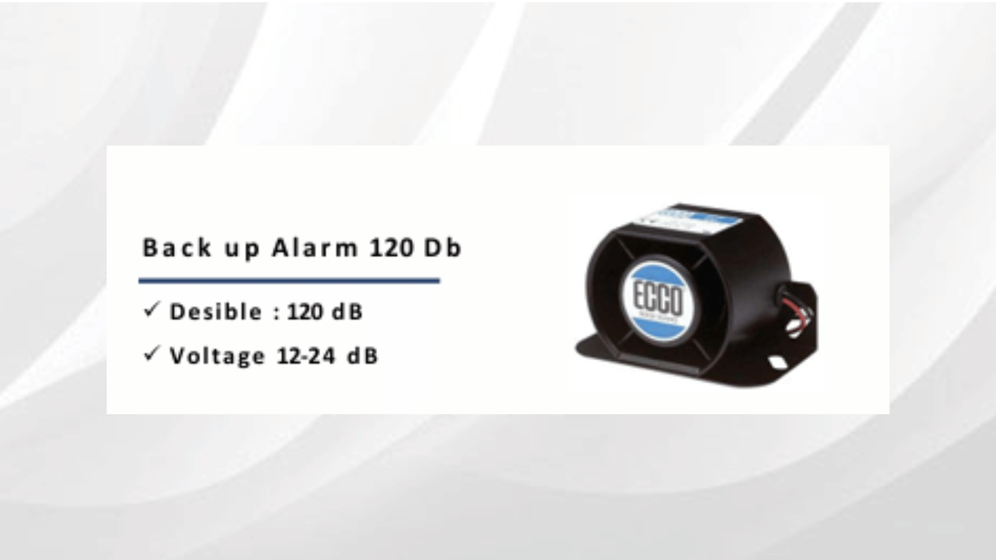 ECCO Backup Alarm Kendaraan Berat (70dB - 120dB)
