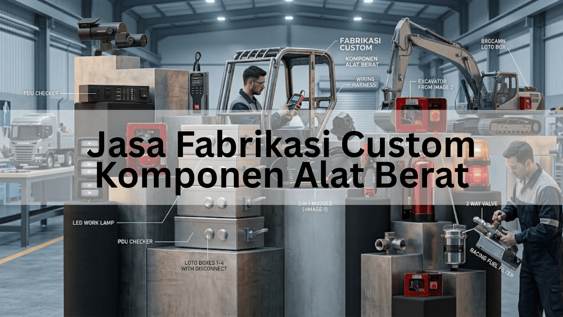 Jasa Fabrikasi Custom Komponen Alat Berat